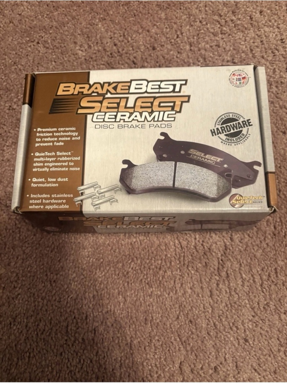 Disc Brake Pads - Black/Grey